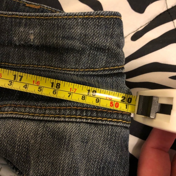 Baby Phat sz 20 boyfriend roll cuff ankle crop jeans - Picture 6 of 10